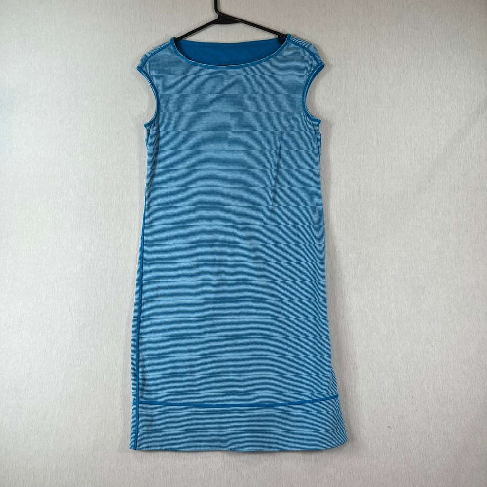 Tommy Bahama Dress S (32.5" Chest) Blue White Striped Sleeveless TW67792